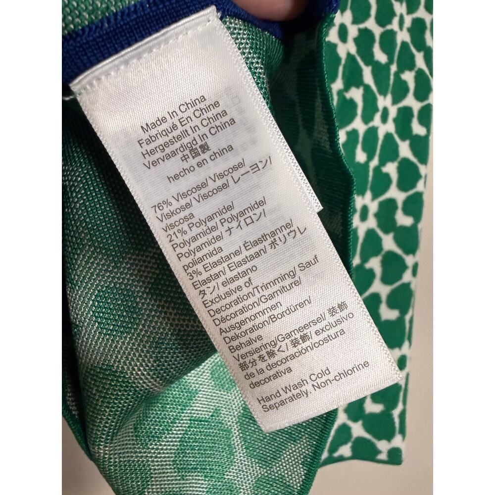NWT J. Crew Green Floral Jacquard Mini Sweater Knit Skirt Women’s Sz. XS - Picture 6 of 6